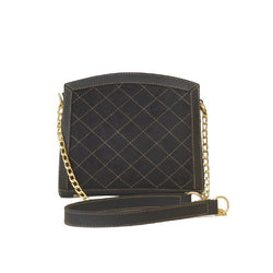 Lavenia Cross Body Bag with Gold Chain Strap