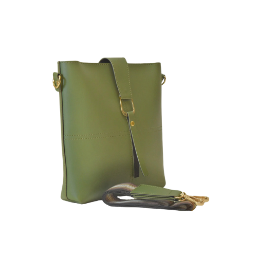 Lavenia Olive Green Cross Body Bag